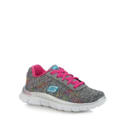 Girls' multi-coloured 'Heather' trainers